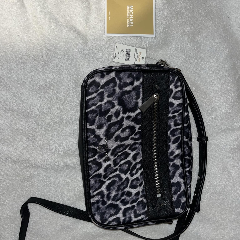 Michael Kors Leopard Print Crossbody Bag